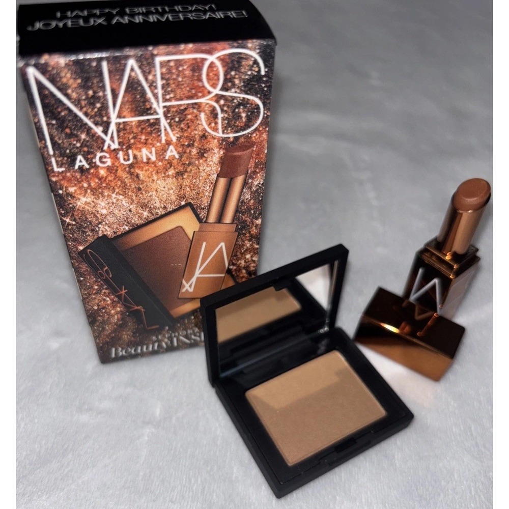 NARS Laguna Sephora Birthday‎ Set Mini Bronzing Powder + Afterglow Lip Balm